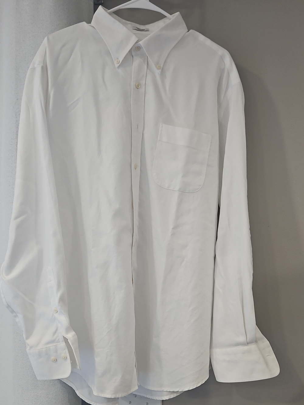 Peter Millar White Button-Down Dress Shirt